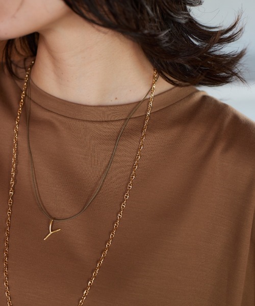 BARNYARDSTORM（バンヤードストーム）の「BARNYARDSTORM / イニシャルネックレス【MC STUDIO(エムシースタジオ)】（ネックレス・レディース・その他1/その他3/その他2/その他4・FREE）」の4枚目の写真