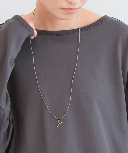 BARNYARDSTORM（バンヤードストーム）の「BARNYARDSTORM / イニシャルネックレス【MC STUDIO(エムシースタジオ)】（ネックレス・レディース・その他1/その他3/その他2/その他4・FREE）」の8枚目の写真