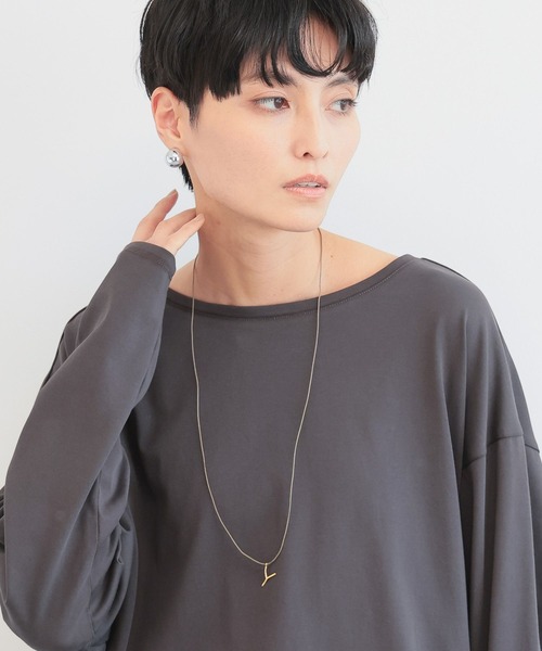 BARNYARDSTORM（バンヤードストーム）の「BARNYARDSTORM / イニシャルネックレス【MC STUDIO(エムシースタジオ)】（ネックレス・レディース・その他1/その他3/その他2/その他4・FREE）」の9枚目の写真