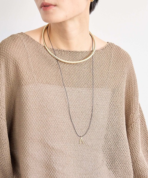 BARNYARDSTORM（バンヤードストーム）の「BARNYARDSTORM / イニシャルネックレス【MC STUDIO(エムシースタジオ)】（ネックレス・レディース・その他1/その他3/その他2/その他4・FREE）」の15枚目の写真