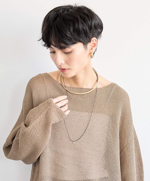 BARNYARDSTORM（バンヤードストーム）の「BARNYARDSTORM / イニシャルネックレス【MC STUDIO(エムシースタジオ)】（ネックレス・レディース・その他1/その他3/その他2/その他4・FREE）」の16枚目の写真