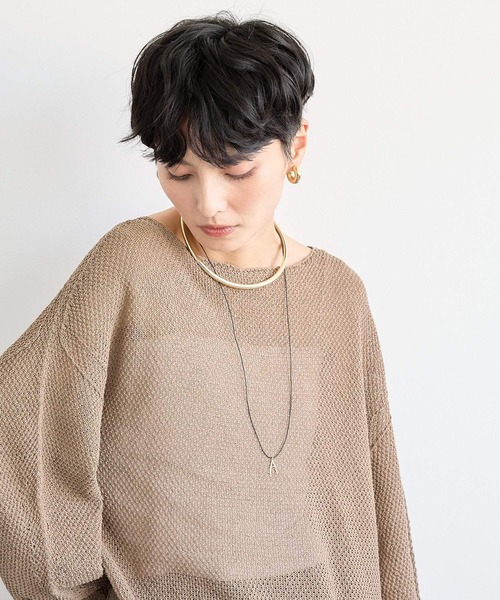 BARNYARDSTORM（バンヤードストーム）の「BARNYARDSTORM / イニシャルネックレス【MC STUDIO(エムシースタジオ)】（ネックレス・レディース・その他1/その他3/その他2/その他4・FREE）」の17枚目の写真