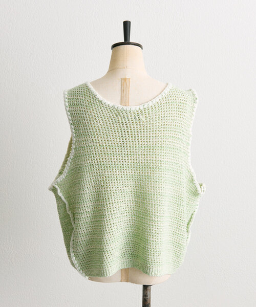 割引価格 セール】【MISU A VEST/ニット BARBE(ミスアバルブ）】FLAT トップス
