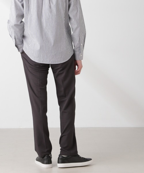 NANO universe(ナノユニバース)の「「N TROUSERS PREMIUM」IN DRY カノコストレッチパンツ(セットアップ可)(スラックス・メンズ・チャコール/ネイビー・S/M/L)」の4枚目の写真