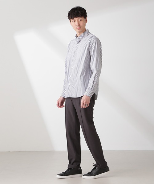 NANO universe(ナノユニバース)の「「N TROUSERS PREMIUM」IN DRY カノコストレッチパンツ(セットアップ可)(スラックス・メンズ・チャコール/ネイビー・S/M/L)」の6枚目の写真