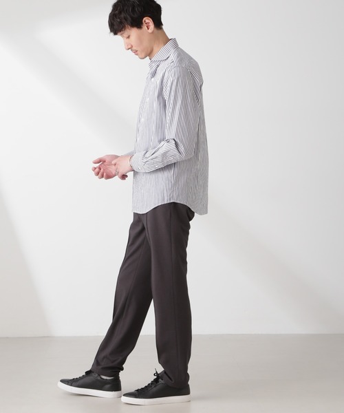 NANO universe(ナノユニバース)の「「N TROUSERS PREMIUM」IN DRY カノコストレッチパンツ(セットアップ可)(スラックス・メンズ・チャコール/ネイビー・S/M/L)」の7枚目の写真