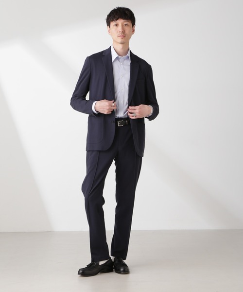 NANO universe(ナノユニバース)の「「N TROUSERS PREMIUM」IN DRY カノコストレッチパンツ(セットアップ可)(スラックス・メンズ・チャコール/ネイビー・S/M/L)」の12枚目の写真
