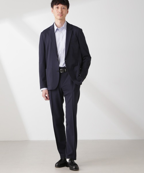 NANO universe(ナノユニバース)の「「N TROUSERS PREMIUM」IN DRY カノコストレッチパンツ(セットアップ可)(スラックス・メンズ・チャコール/ネイビー・S/M/L)」の14枚目の写真
