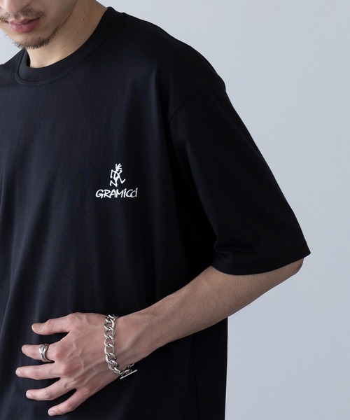 Gramicci（グラミチ）の「【GRAMICCI】ONE POINT LOGO TEE G4SU-T096（Tシャツ/カットソー・メンズ・ホワイト/ブラック・S/M/L/XL）」の10枚目の写真