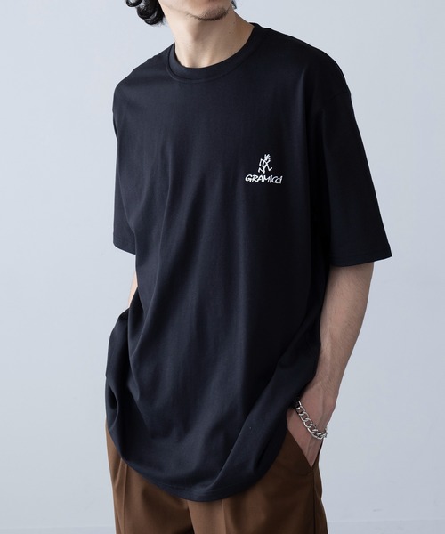 Gramicci（グラミチ）の「【GRAMICCI】ONE POINT LOGO TEE G4SU-T096（Tシャツ/カットソー・メンズ・ホワイト/ブラック・S/M/L/XL）」の12枚目の写真