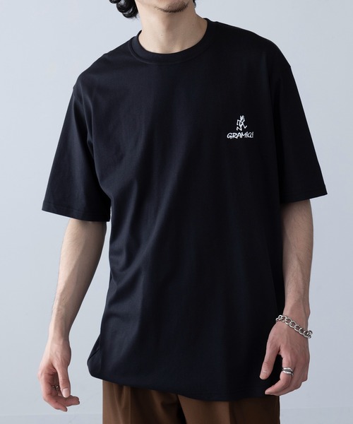 Gramicci（グラミチ）の「【GRAMICCI】ONE POINT LOGO TEE G4SU-T096（Tシャツ/カットソー・メンズ・ホワイト/ブラック・S/M/L/XL）」の13枚目の写真