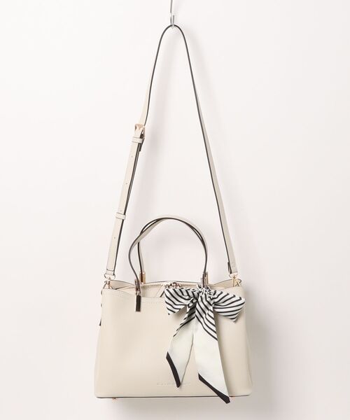 Qu'est-ce Que Le “Design”?(ケスクルデザイン)の「【Qu’est-ce Que Le “Design”?/ケスクルデザイン】 2way ハンドバッグ(ハンドバッグ・レディース・ブラック/ライトグレー/グレイッシュベージュ/ブルー/ピンク/オフホワイト・FREE)」の12枚目の写真