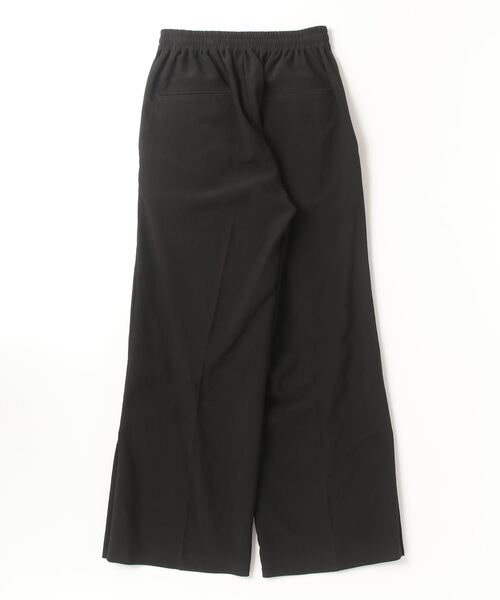 ROBES&CONFECTIONS（ローブスコンフェクションズ）の「Robes & Confections/ローブス&コンフェクションズ/ウォッシャブルレーヨンポプリンパンツ（その他パンツ・レディース・ブラック・1/3）」の2枚目の写真