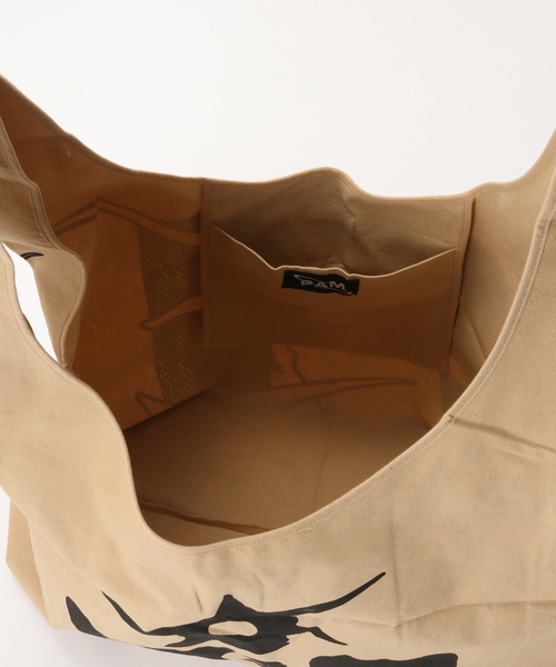 P.A.M.（パム）の「【P.A.M/パム】A BRIDGE BETWEEN TOTE BAG 10255-E（トートバッグ・レディース・アイボリー・FREE）」の5枚目の写真