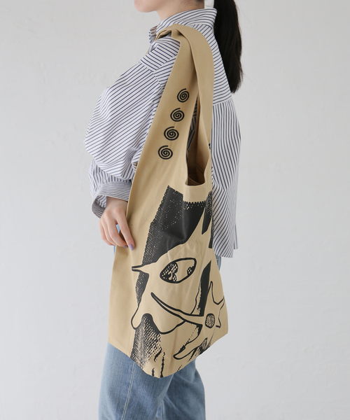 P.A.M.（パム）の「【P.A.M/パム】A BRIDGE BETWEEN TOTE BAG 10255-E（トートバッグ・レディース・アイボリー・FREE）」の9枚目の写真