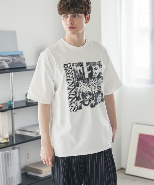 PBLIM(ページボーイリム)の「《UNISEX》モノクロフォトTシャツ(Tシャツ/カットソー・レディース・オフホワイト/グレー・MEDIUM/LARGE)」の20枚目の写真