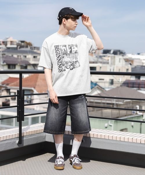 PBLIM(ページボーイリム)の「《UNISEX》モノクロフォトTシャツ(Tシャツ/カットソー・レディース・オフホワイト/グレー・MEDIUM/LARGE)」の15枚目の写真