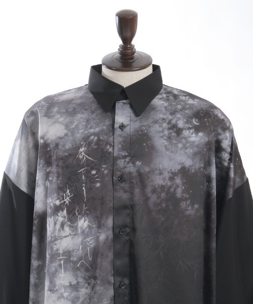 REZEN(リゼン)の「三世の契2WAYシャツ(シャツ/ブラウス・メンズ・パープル/ライトグレー/ローズ・MEDIUM/LARGE)」の19枚目の写真