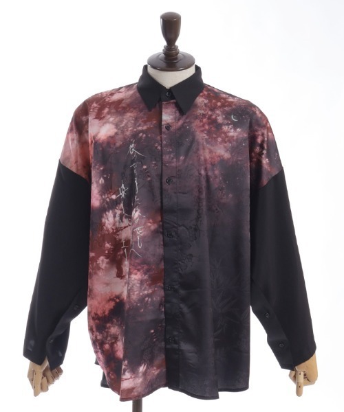 REZEN(リゼン)の「三世の契2WAYシャツ(シャツ/ブラウス・メンズ・パープル/ライトグレー/ローズ・MEDIUM/LARGE)」の7枚目の写真