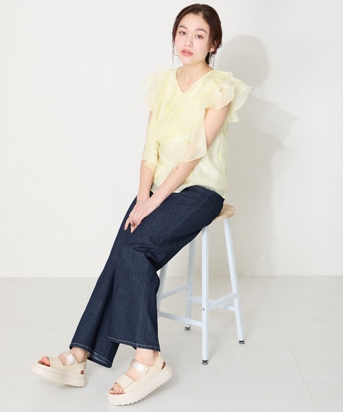 軽量 ベルクロEVAサンダル/OT3228 ボリュームソール 厚底 ベルクロ