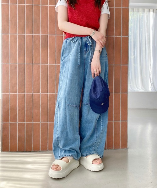 ORiental TRaffic（オリエンタルトラフィック）の「軽量 ベルクロEVAサンダル/OT3228 ボリュームソール 厚底 ベルクロ（サンダル・レディース・ホワイト/ブラック・22.5cm/23.5cm/24.5cm/25.5cm）」の16枚目の写真