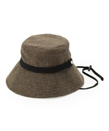 SHOO・LA・RUE | 【UVカット】雑材シートポケッタブルハット【サイズ調整/あご紐付き】(ハット)