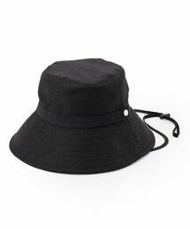 SHOO・LA・RUE | 【UVカット】雑材シートポケッタブルハット【サイズ調整/あご紐付き】(ハット)