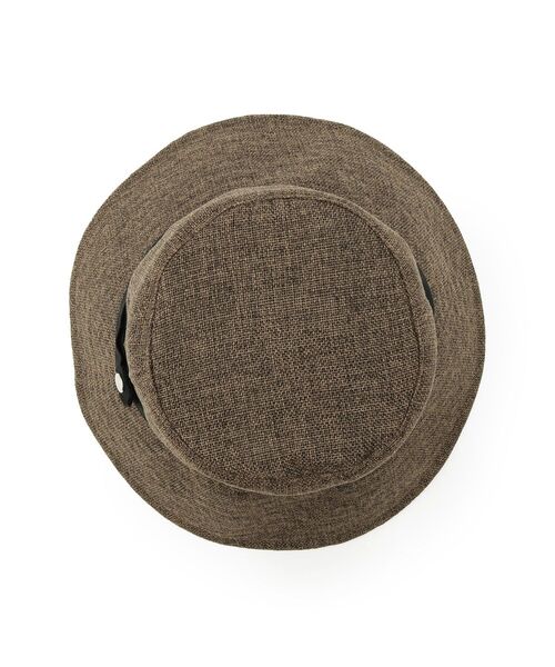 SHOO・LA・RUE（シューラルー）の「【UVカット】雑材シートポケッタブルハット【サイズ調整／あご紐付き】（ハット・レディース・ダークブラウン/ライトグレー/ベージュ/ライトベージュ/ブラック・00）」の9枚目の写真