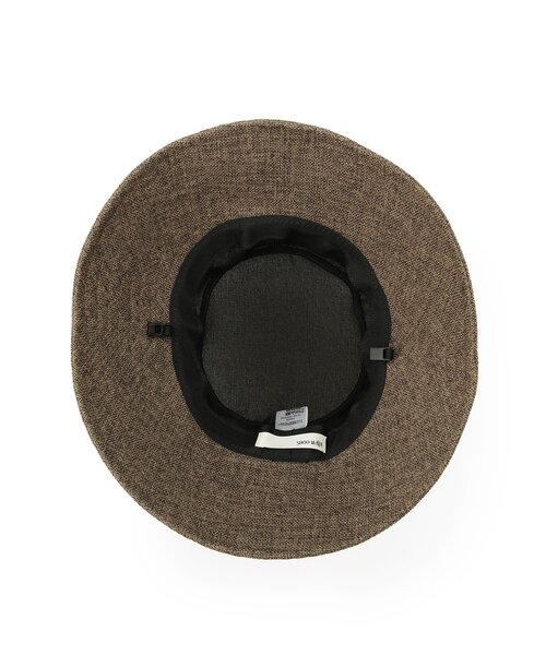 SHOO・LA・RUE（シューラルー）の「【UVカット】雑材シートポケッタブルハット【サイズ調整／あご紐付き】（ハット・レディース・ダークブラウン/ライトグレー/ベージュ/ライトベージュ/ブラック・00）」の10枚目の写真