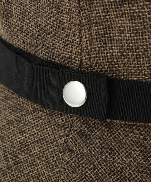 SHOO・LA・RUE（シューラルー）の「【UVカット】雑材シートポケッタブルハット【サイズ調整／あご紐付き】（ハット・レディース・ダークブラウン/ライトグレー/ベージュ/ライトベージュ/ブラック・00）」の14枚目の写真