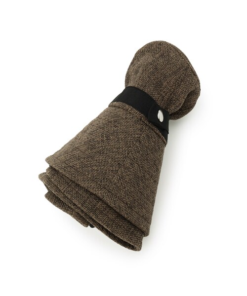 SHOO・LA・RUE（シューラルー）の「【UVカット】雑材シートポケッタブルハット【サイズ調整／あご紐付き】（ハット・レディース・ダークブラウン/ライトグレー/ベージュ/ライトベージュ/ブラック・00）」の6枚目の写真