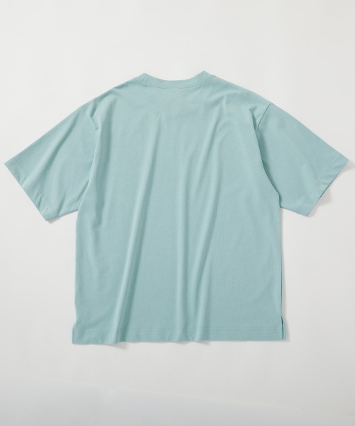 devirock(デビロック)の「【ひやシャリ】接触冷感 無地 ビッグシルエット 大人 半袖Tシャツ(Tシャツ/カットソー・レディース・ホワイト/ライトグレー/パープル系5/イエロー系3/スミクロ/グリーン系1・M/L/LL)」の17枚目の写真