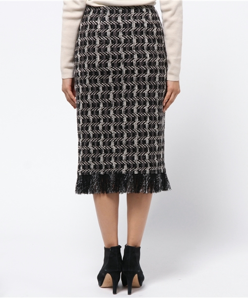IENA（イエナ）の「TWEED フリンジスカート◆（スカート・レディース・ブラック・36/40/38）」の6枚目の写真