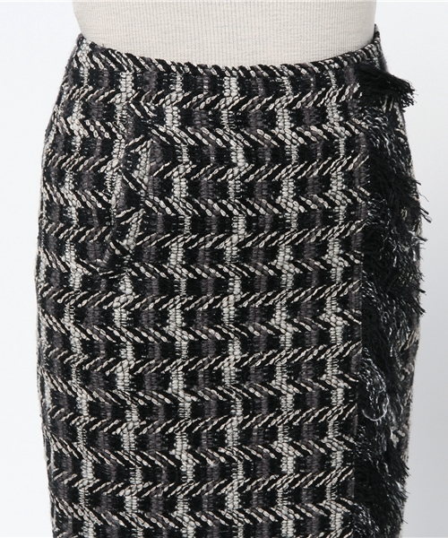 IENA（イエナ）の「TWEED フリンジスカート◆（スカート・レディース・ブラック・36/40/38）」の15枚目の写真