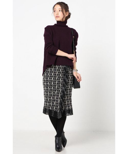 IENA（イエナ）の「TWEED フリンジスカート◆（スカート・レディース・ブラック・36/40/38）」の21枚目の写真