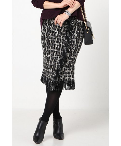 IENA（イエナ）の「TWEED フリンジスカート◆（スカート・レディース・ブラック・36/40/38）」の22枚目の写真