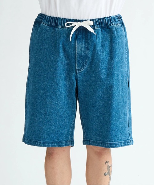 DC SHOES(ディーシーシューズ)の「25 WIDE SHORT/DCウエストゴムショートパンツ(その他パンツ・メンズ・ライトブルー/インディゴブルー/ブラック系その他・MEDIUM/LARGE/X-LARGE)」の3枚目の写真