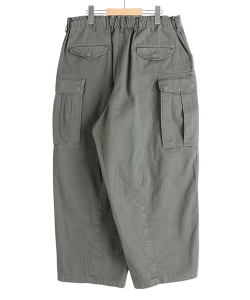 is-ness（イズネス）の「is-ness / イズネス：NU MILITARY BALLOON PANTS：1007SSPT01[NOA]（カーゴパンツ・メンズ・カーキ・L/M）」の5枚目の写真