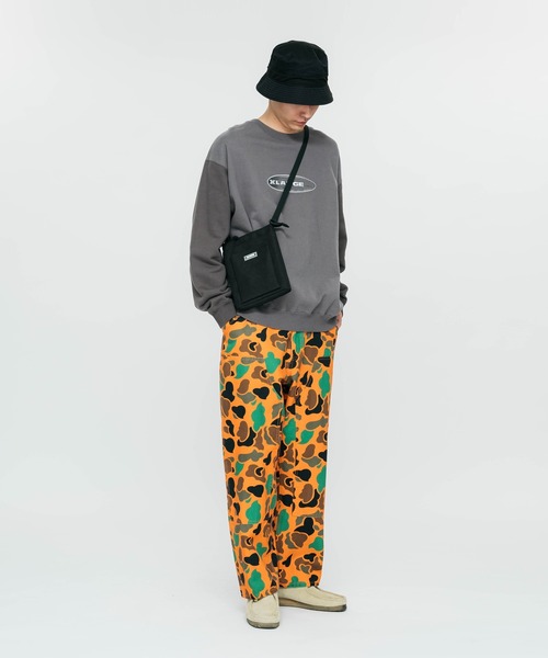 XLARGE（エクストララージ）の「RUBBER PATCHED SHOULDER BAG（ショルダーバッグ・メンズ・オリーブ/ブラック・ONE SIZE）」の6枚目の写真