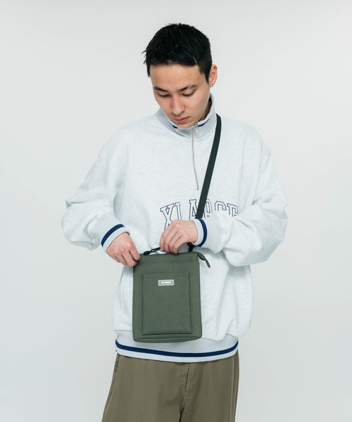 XLARGE（エクストララージ）の「RUBBER PATCHED SHOULDER BAG（ショルダーバッグ・メンズ・オリーブ/ブラック・ONE SIZE）」の9枚目の写真