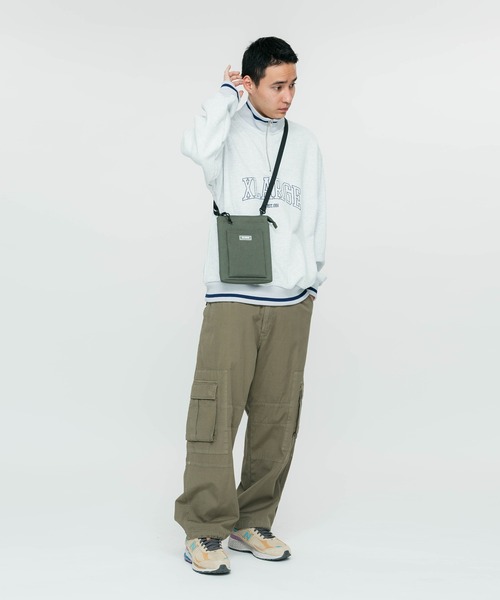 XLARGE（エクストララージ）の「RUBBER PATCHED SHOULDER BAG（ショルダーバッグ・メンズ・オリーブ/ブラック・ONE SIZE）」の10枚目の写真