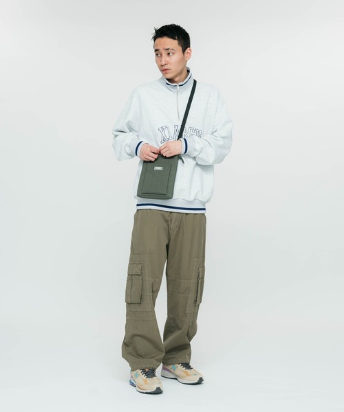 XLARGE（エクストララージ）の「RUBBER PATCHED SHOULDER BAG（ショルダーバッグ・メンズ・オリーブ/ブラック・ONE SIZE）」の11枚目の写真