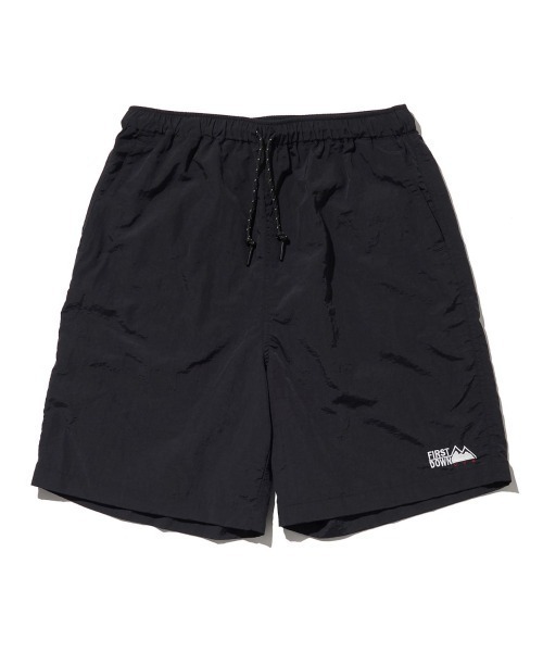 FIRST DOWN（ファーストダウン）の「FIRST DOWN TASLAN NYLON COZY SHORTS（ファーストダウン タスランナイロン コジーショーツ）（その他パンツ・メンズ・ブラック/レオパード/ミント/ネイビー・X-LARGE/MEDIUM/LARGE）」の5枚目の写真