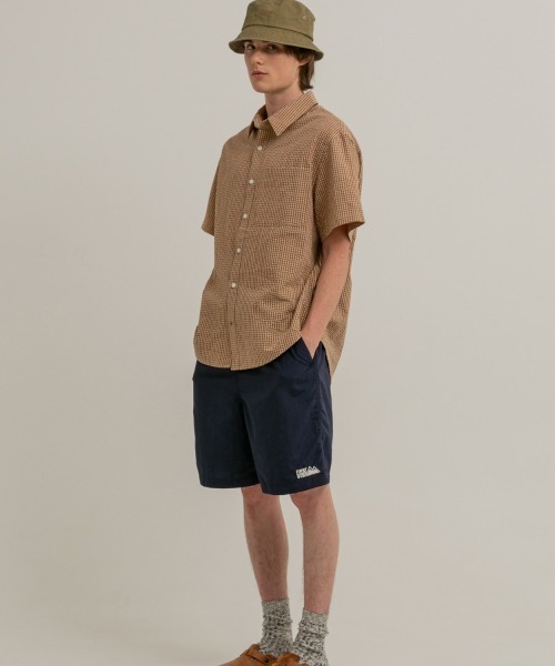 FIRST DOWN（ファーストダウン）の「FIRST DOWN TASLAN NYLON COZY SHORTS（ファーストダウン タスランナイロン コジーショーツ）（その他パンツ・メンズ・ブラック/レオパード/ミント/ネイビー・X-LARGE/MEDIUM/LARGE）」の16枚目の写真