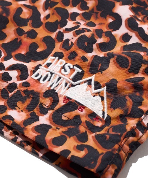 FIRST DOWN（ファーストダウン）の「FIRST DOWN TASLAN NYLON COZY SHORTS（ファーストダウン タスランナイロン コジーショーツ）（その他パンツ・メンズ・ブラック/レオパード/ミント/ネイビー・X-LARGE/MEDIUM/LARGE）」の19枚目の写真