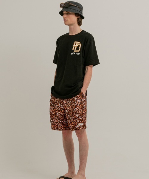 FIRST DOWN（ファーストダウン）の「FIRST DOWN TASLAN NYLON COZY SHORTS（ファーストダウン タスランナイロン コジーショーツ）（その他パンツ・メンズ・ブラック/レオパード/ミント/ネイビー・X-LARGE/MEDIUM/LARGE）」の21枚目の写真