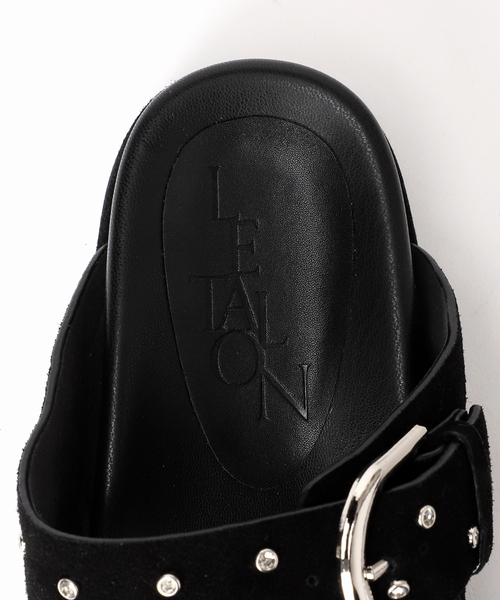 LE TALON（ルタロン）の「ビジュードットベルトサンダル（サンダル・レディース・ブラック系その他/ベージュ・SMALL/MEDIUM/LARGE/X-LARGE）」の21枚目の写真