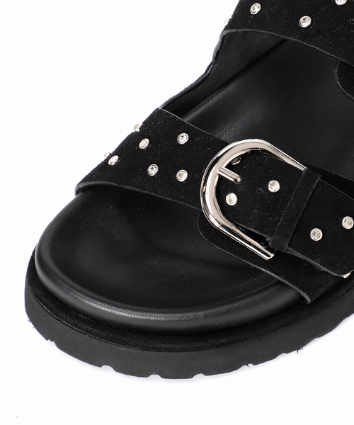 LE TALON（ルタロン）の「ビジュードットベルトサンダル（サンダル・レディース・ブラック系その他/ベージュ・SMALL/MEDIUM/LARGE/X-LARGE）」の22枚目の写真