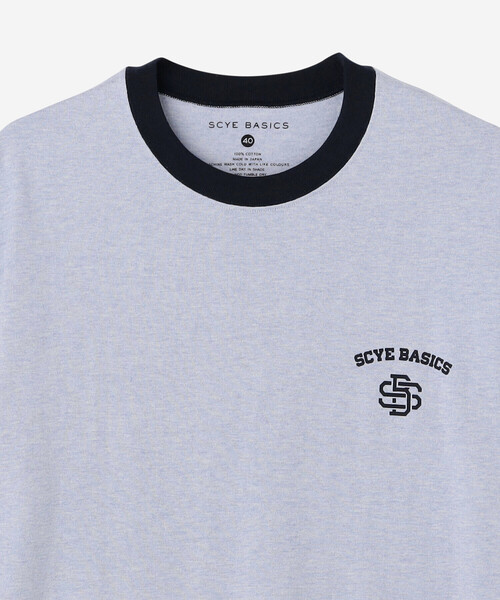 SCYE✴︎サイベーシック　リンガーTシャツ✴︎36 SCYE BASICS | プリント リンガーTシャツ MEN（Tシャツ