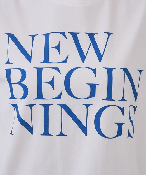 OPAQUE.CLIP(オペークドットクリップ)の「BIGロゴTシャツ【洗濯機洗い可】(Tシャツ/カットソー・レディース・ホワイト/チャコールグレー/ライトグリーン・00)」の7枚目の写真